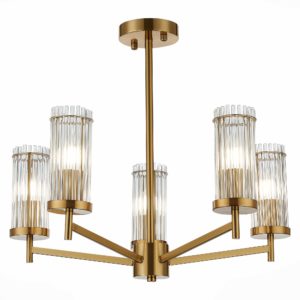 SL1233.302.05 Люстра потолочная ST-Luce Латунь/Прозрачный E14 5*60W BITONTO