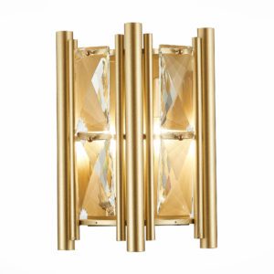 SL1623.201.01 Бра ST-Luce шампань/шампань, прозрачный E14 2*40W CORSIA