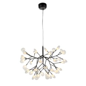 SL411.423.45 Люстра подвесная ST-Luce Черный/Белый G4 45*1