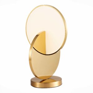 SL6107.204.01 Прикроватная лампа ST-Luce Золотистый/Белый Золотистый LED 1*14W 3000K Eclisse