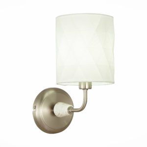 SLE107801-01 Бра Никель/Белый E14 1*40W MILI