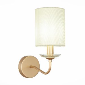 SLE108001-01 Бра Золотистый/Бежевый E14 1*40W RITA