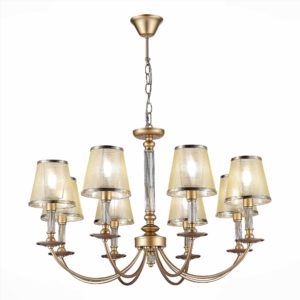 SLE1115-203-08 Люстра подвесная розовое золото/Розовое золото E14 8*60W VINCI