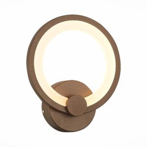 SLE200371-01 Бра Кофейный/Белый LED 1*20W 3000K/4000K/6000K LETO