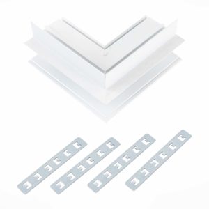 ST007.559.00 Внешний угол-соединитель для встраиваемого магнитного шинопровода ST-Luce Белый ST007