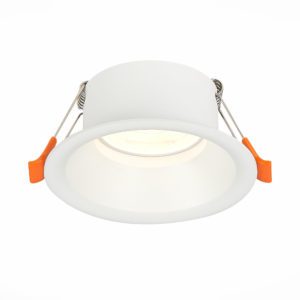 ST201.508.01 Св-к встр. Мат. белый GU10 1*50W  D89xH40 220V Без ламп ST201