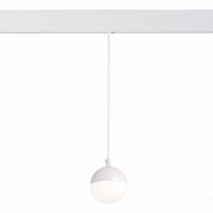 ST358.543.07 Магнитный трековый светильник подвесной Белый LED 1*7W 4000K 520Lm Ra>80 120° IP20 D90xH90 48V ST358