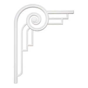 Угловой элемент RODECOR Ар-Деко 0312LAR (600*450*15) левый