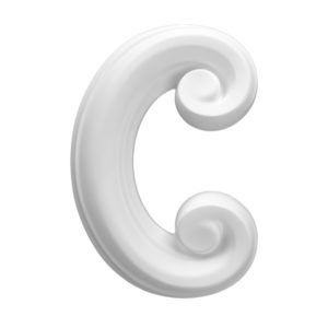 Волюта RODECOR Барокко 02103BR (110*75*15)