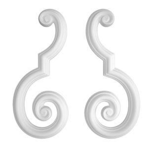 Волюта RODECOR Барокко 02101BR (280*120*14)