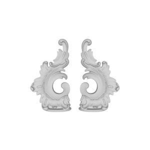 Окончания к молдингу RODECOR Рококо 06301RC (пара 130*75*20)