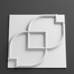 3d панель гипсовая PAN002