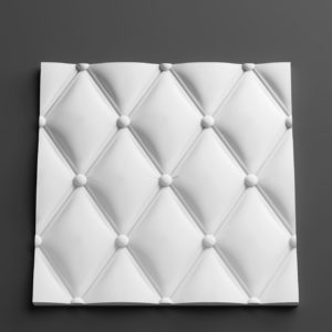 3d панель гипсовая PAN019 Кожа