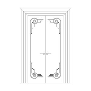Оформление дверей RODECOR Рамбова 76424AR