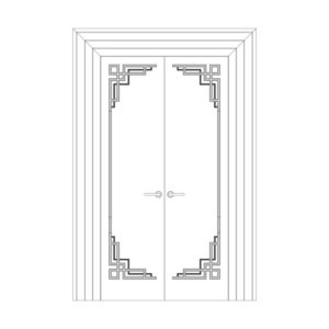 Оформление дверей RODECOR Эрте 76444AR