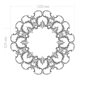 Розетка RODECOR 87017RC 1210 мм