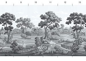 Панель Paul Montgomery Studio, коллекция Melange Series, артикул English Mural Grisaille