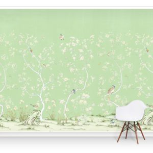 Американские обои Paul Montgomery Studio, коллекция Murals For Unique Walls, артикул Maysong Charcoal/Charcoal