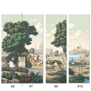 Американские обои Paul Montgomery Studio, коллекция Fine Painted Wallpapers, артикул Longwood Garden