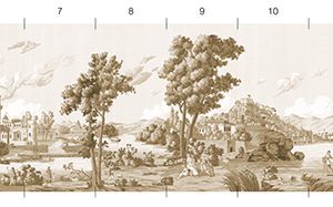 Американские обои Paul Montgomery Studio, коллекция Fine Painted Wallpapers, артикул Paris