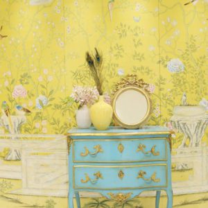 Английские обои De Gournay, коллекция Chinoiserie, артикул Hampton Court/C-025