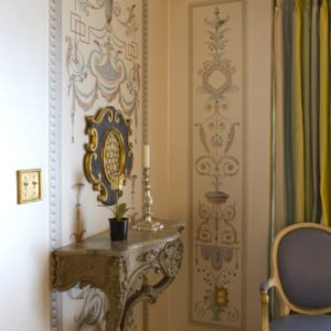 Американские обои Paul Montgomery Studio, коллекция Fine Painted Wallpapers, артикул Wisteria