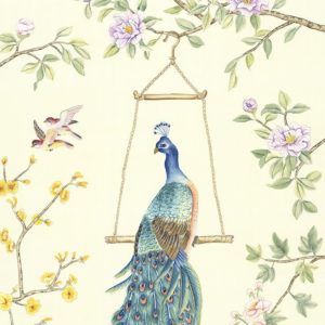 Американские обои Paul Montgomery Studio, коллекция Fine Painted Wallpapers, артикул Temples and Follies