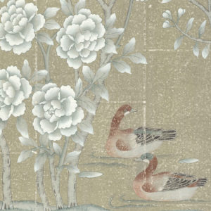 Американские обои Paul Montgomery Studio, коллекция Fine Painted Wallpapers, артикул The Fox Chase