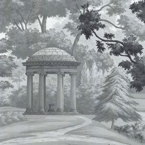 Американские обои Paul Montgomery Studio, коллекция Fine Painted Wallpapers, артикул Simona