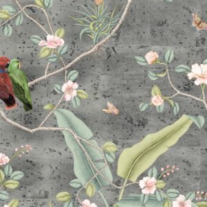 Американские обои Paul Montgomery Studio, коллекция Endur Collection (Mural Sources), артикул E-CH-111-CS-SS/Silver Speckle