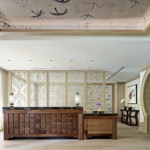 Английские обои De Gournay, коллекция Japanese & Korean, артикул Cranes Scroll/K-16