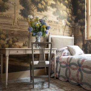 Английские обои De Gournay, коллекция Papiers Peints Panoramiques, артикул Monuments of Paris/E-11