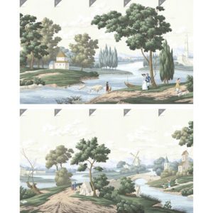 Американские обои Paul Montgomery Studio, коллекция Murals For Unique Walls, артикул Lavena/Coral