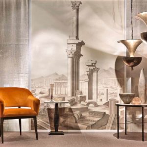 Английские обои De Gournay, коллекция Papiers Peints Panoramiques, артикул The Ruined City of Palmyra/E-16