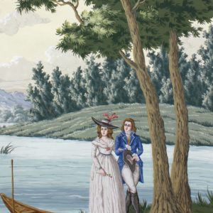 Американские обои Paul Montgomery Studio, коллекция Fine Painted Wallpapers, артикул Vieux-Lacque