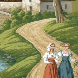 Американские обои Paul Montgomery Studio, коллекция Fine Painted Wallpapers, артикул Pergola