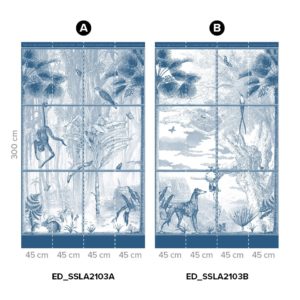 Панно Wall & Deco, коллекция Contemporary Wallpaper 2022, артикул ED_SSLA2103B