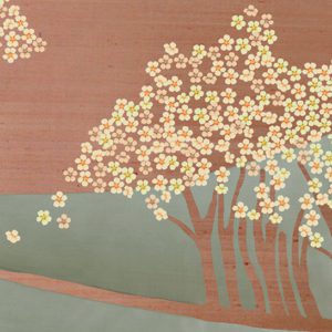 Панно Misha, коллекция Asia, артикул Landscape with Trees/Sunset