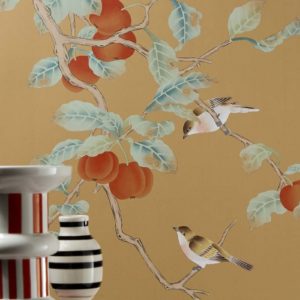 Панно Misha, коллекция Asia, артикул Red Kaki/Terra di Siena