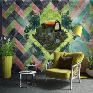 Российские обои Wall Street, коллекция Geo Tropick, артикул 21957