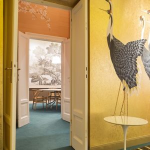 Панно Misha, коллекция Asia, артикул Cranes/Dark Gold