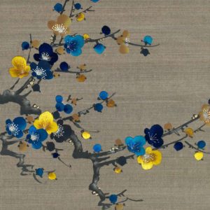 Английские обои Fromental, коллекция Modern Chinois, артикул Prunus/Bitumen
