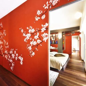 Панно Misha, коллекция Asia, артикул Magnolia Tree/Cinabro