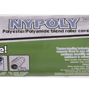 Валик NYPOLY™Материал: полиэстер/полиамидРазмер: 9" (230 мм.)Ворс: 12 мм.Диаметр бюгеля: Ø8 мм