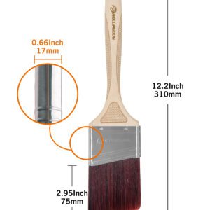 Плоская кисть DOBERMAN™ X1000 2,5" (63,5 мм), угловой срез