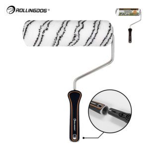 Бюгель + Валик Exterion™Материал: полиамид высокой плотностиРазмер: 9" (230мм)Длина ворса: 1/2" (12,7мм)Диаметр бюгеля: Ø8ммРучка: Мягкое резиновое покрытие (PP+TPE)